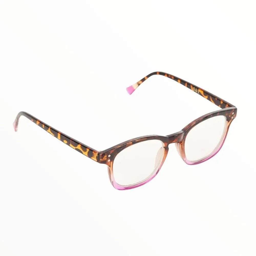 Summer & Rose Ombré Recycled Plastic Blue Blockers with Soft Case NEW